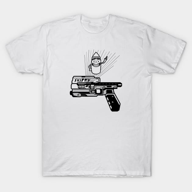 Skippy Gun T-Shirt by slomotionworks